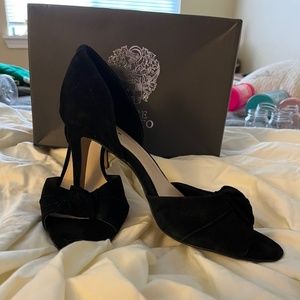 Vince Camuto suede heels